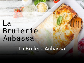La Brulerie Anbassa réservation de table