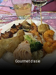Gourmet d'asie réservation