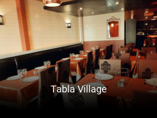 Tabla Village réservation de table