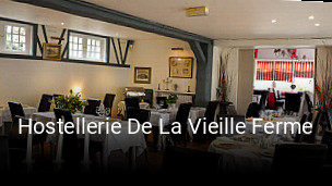 Hostellerie De La Vieille Ferme réservation de table