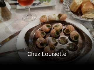 Chez Louisette réservation