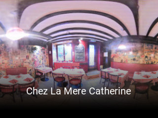 Chez La Mere Catherine réservation de table