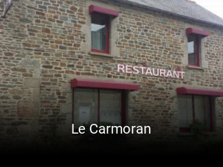 Réserver une table chez Le Carmoran maintenant