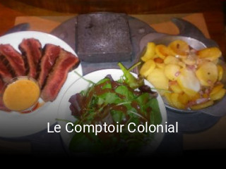 Le Comptoir Colonial réservation de table