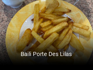 Baili Porte Des Lilas réservation de table