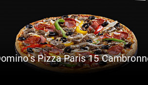 Domino's Pizza Paris 15 Cambronne réservation en ligne