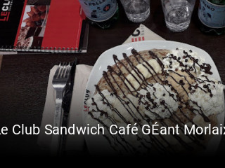 Réserver une table chez Le Club Sandwich Café GÉant Morlaix maintenant