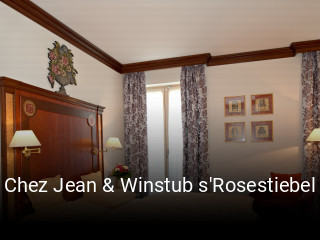 Réserver une table chez Chez Jean & Winstub s'Rosestiebel maintenant