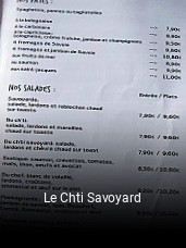 Le Chti Savoyard réservation de table