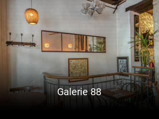 Galerie 88 réservation de table