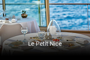 Le Petit Nice réservation