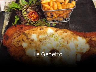 Le Gepetto réservation de table