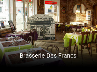 Brasserie Des Francs réservation en ligne