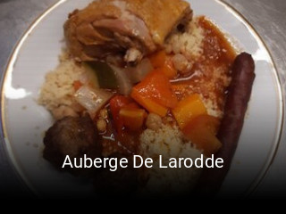 Auberge De Larodde réservation de table