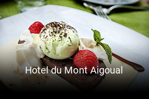 Hotel du Mont Aigoual réservation de table