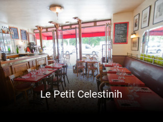 Le Petit Celestinih réservation de table