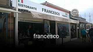 francesco réservation en ligne