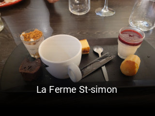 Réserver une table chez La Ferme St-simon maintenant