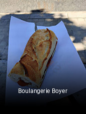 Boulangerie Boyer réservation de table