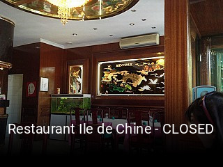 Restaurant Ile de Chine - CLOSED réservation de table