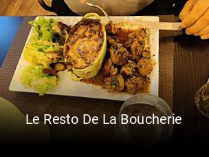 Réserver une table chez Le Resto De La Boucherie maintenant