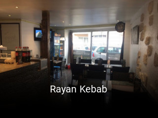 Rayan Kebab réservation de table