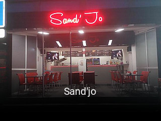 Sand'jo réservation de table