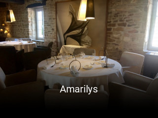 Réserver une table chez Amarilys maintenant