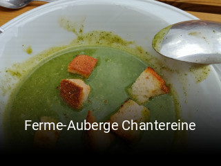 Ferme-Auberge Chantereine réservation de table