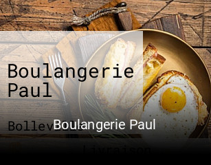 Boulangerie Paul réservation