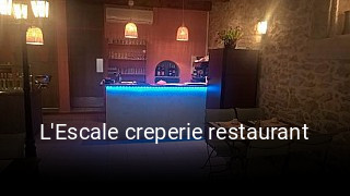 L'Escale creperie restaurant réservation en ligne