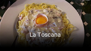 La Toscana réservation de table