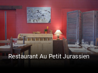 Réserver une table chez Restaurant Au Petit Jurassien maintenant