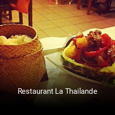 Restaurant La Thailande réservation