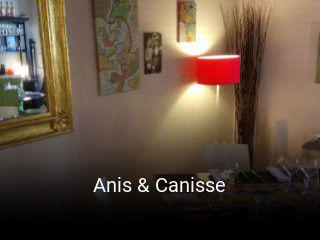 Anis & Canisse réservation de table