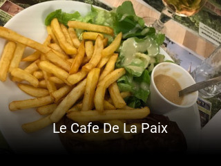 Le Cafe De La Paix réservation de table
