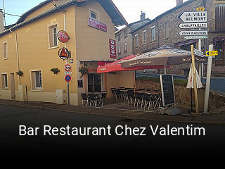 Bar Restaurant Chez Valentim réservation de table