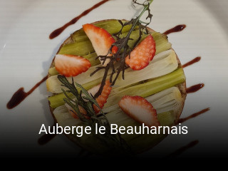 Auberge le Beauharnais réservation de table