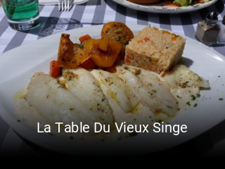 La Table Du Vieux Singe réservation de table
