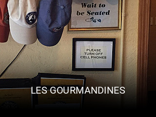 LES GOURMANDINES réservation