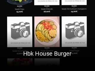 Hbk House Burger réservation de table
