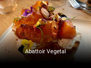 Abattoir Vegetal réservation de table