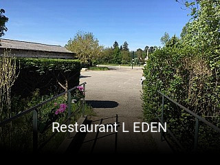 Restaurant L EDEN réservation de table