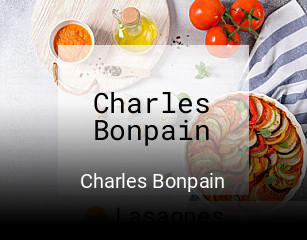 Charles Bonpain réservation en ligne