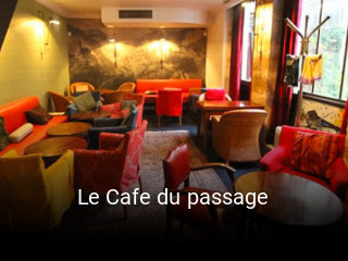 Le Cafe du passage réservation