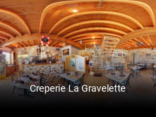 Réserver une table chez Creperie La Gravelette maintenant