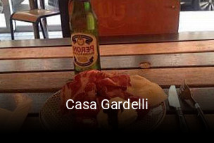 Casa Gardelli réservation de table