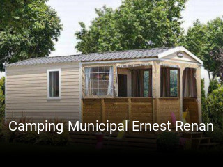 Camping Municipal Ernest Renan réservation de table