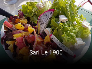 Sarl Le 1900 réservation de table