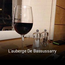 L'auberge De Bassussarry réservation